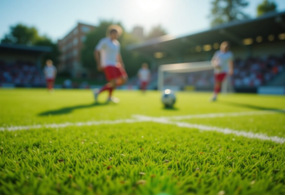 Excelsior Rotterdam in actie tijdens de Keuken Kampioen Divisie