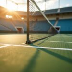 Jannik Sinner in azione durante le ATP Finals 2023