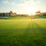 Joost Luiten tijdens het golftoernooi in Abu Dhabi