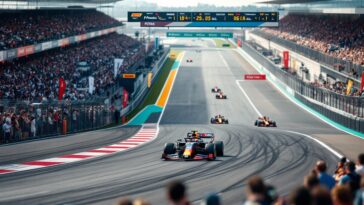 Max Verstappen viert wereldtitel vieren op het podium