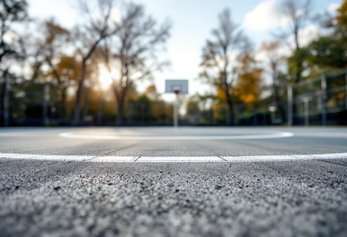 Worthy de Jong in actie tijdens een 3x3 basketbalwedstrijd