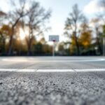 Worthy de Jong in actie tijdens een 3x3 basketbalwedstrijd