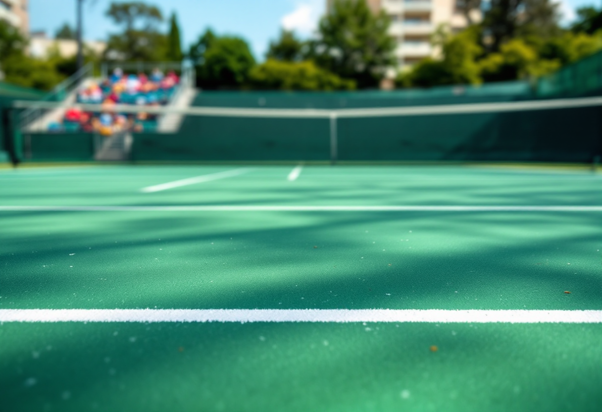 Aniek van Koot tijdens de Australian Open 2023