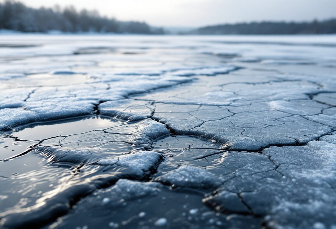 Afbeelding van de afgelaste Elfstedentocht door regen