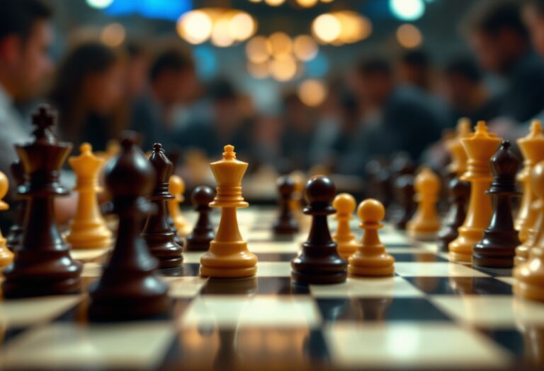Dommaraju Gukesh tijdens Tata Steel Chess toernooi