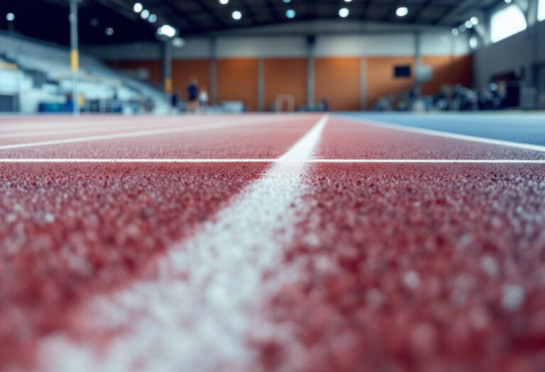 Samuel Chapple en Ryan Clarke tijdens EK indoor 800 meter