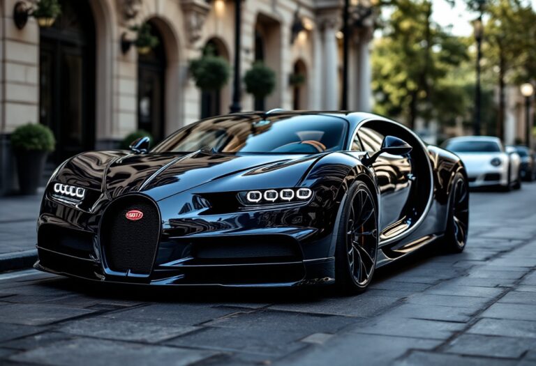 Erling Haaland poseert naast zijn extravagante Bugatti Tourbillion