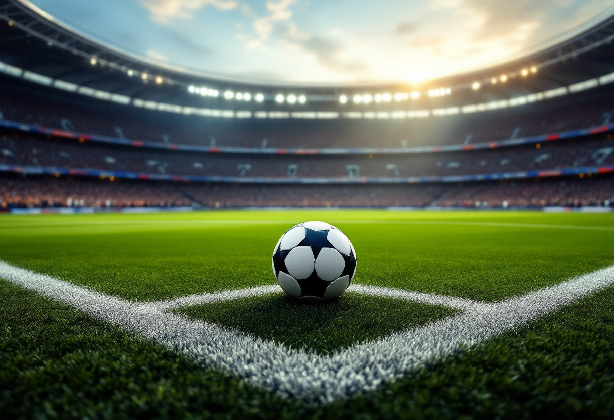 Feyenoord spelers tijdens de wedstrijd tegen Inter in Milaan