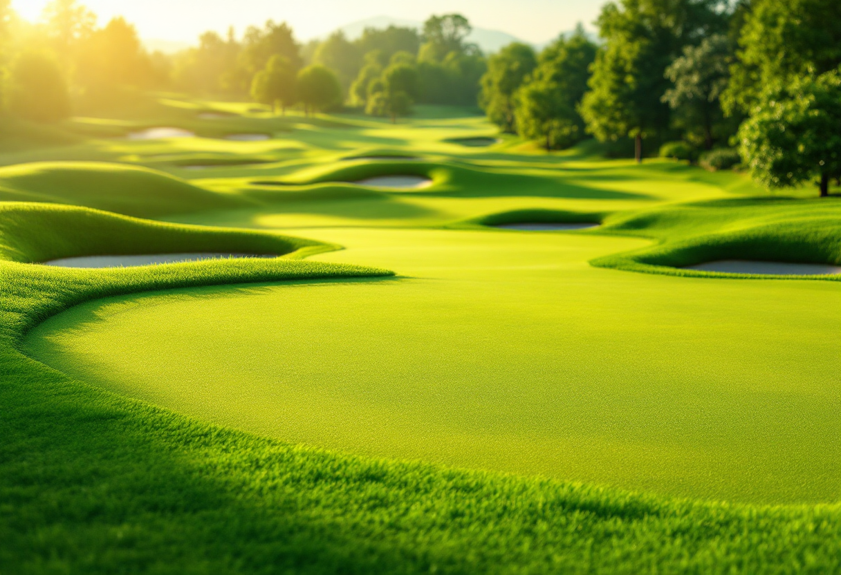 Joost Luiten tijdens de derde ronde van het India Open