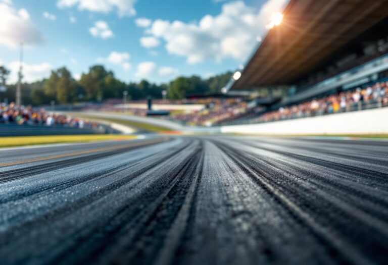 Lando Norris tijdens de vrije training in China