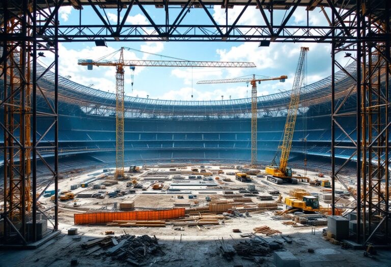 Ontwerp van het nieuwe stadion voor de Olympische Spelen 2032 in Australië