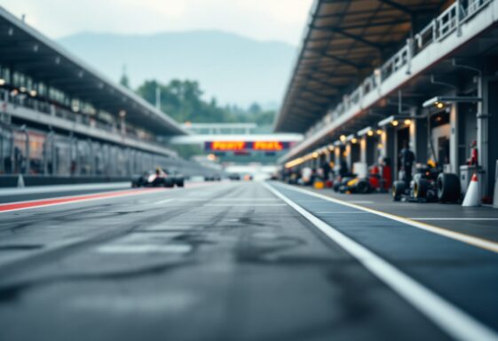 Red Bull Racing team tijdens een race met coureurswissel