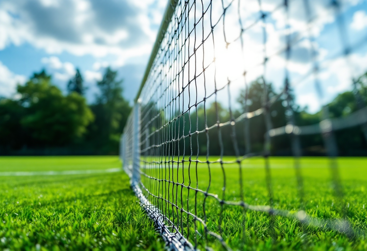 Jonge meiden die deelnemen aan een voetbaltraining