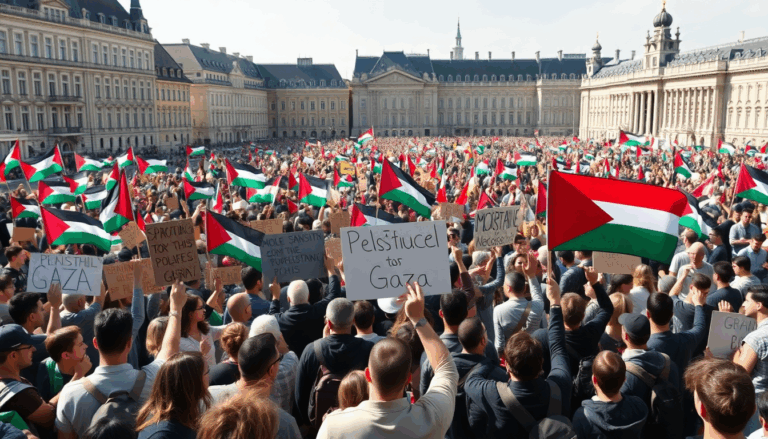 Marcia verso Gaza: wereldwijde steun voor het Palestijnse volk