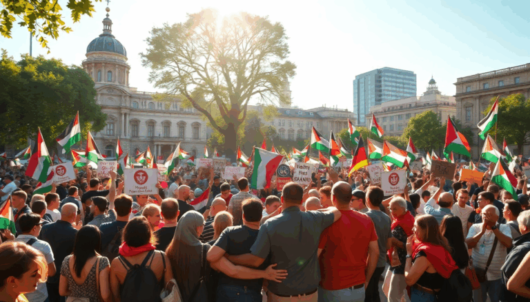 Marcia verso Gaza: wereldwijde steun voor het Palestijnse volk