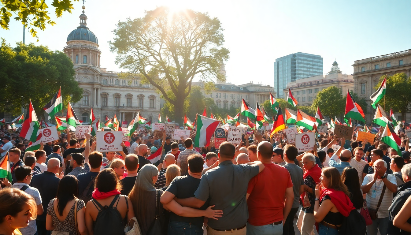Marcia verso Gaza: wereldwijde steun voor het Palestijnse volk