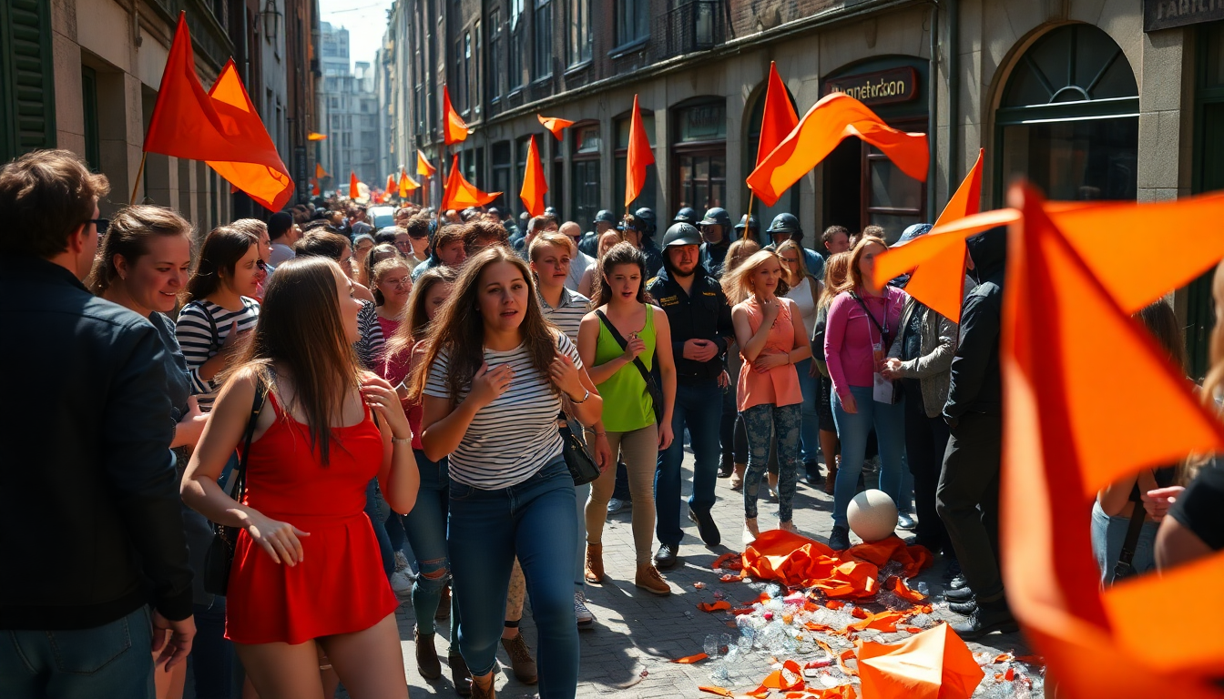 Opzienbarende gebeurtenissen tijdens de Koningsdag in Amsterdam