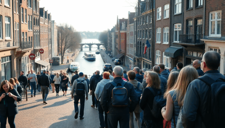Amsterdam overschrijdt toeristenlimiet: bewoners stappen naar de rechter