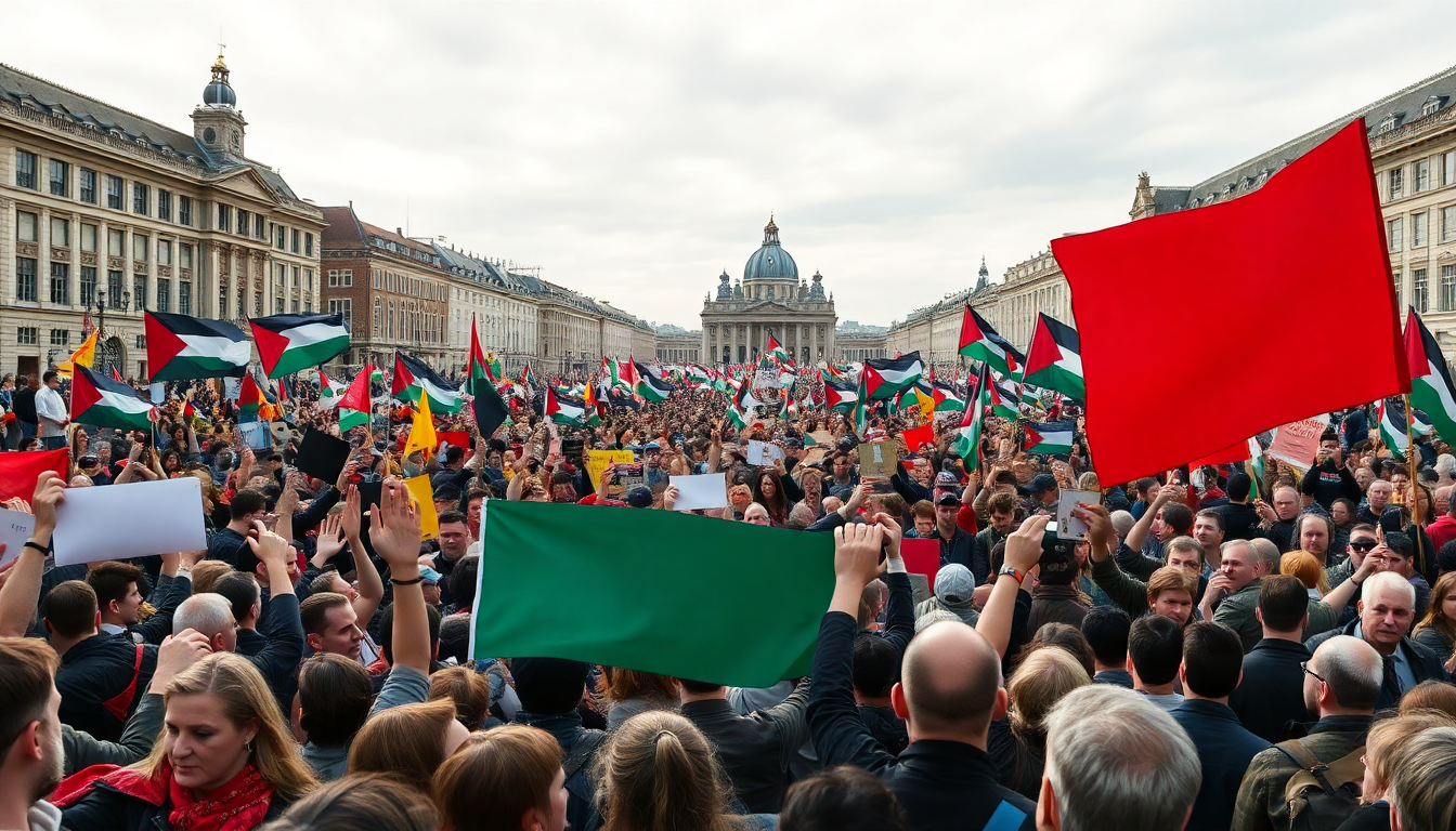Basta impunità voor Israël: 100.000 demonstranten in Den Haag