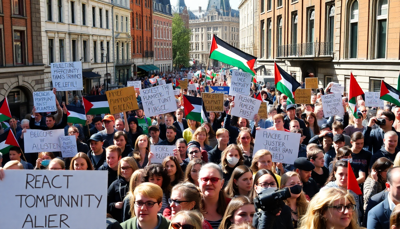 Basta impunità voor Israël: demonstratie in Den Haag