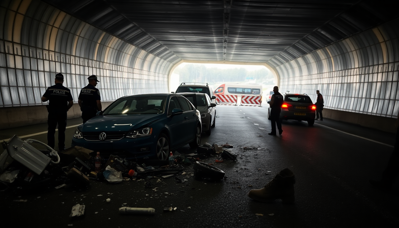 Ernstig ongeluk tijdens achtervolging in galleria Kennedy (Gent)