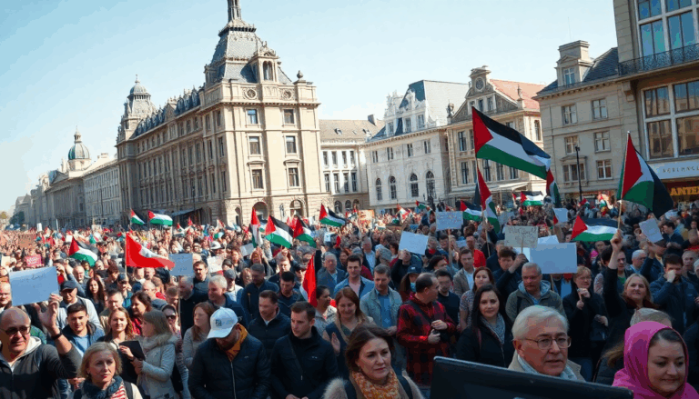 Grote demonstraties in Den Haag: een oproep tot actie tegen Israël