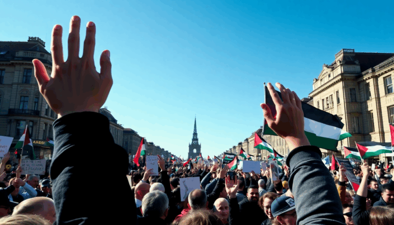 Massale demonstratie in Den Haag tegen Israëlische impunità