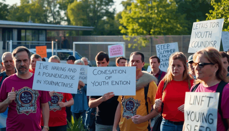 Protesten in Amsterdam: onrust rond sportpark Spieringhorn