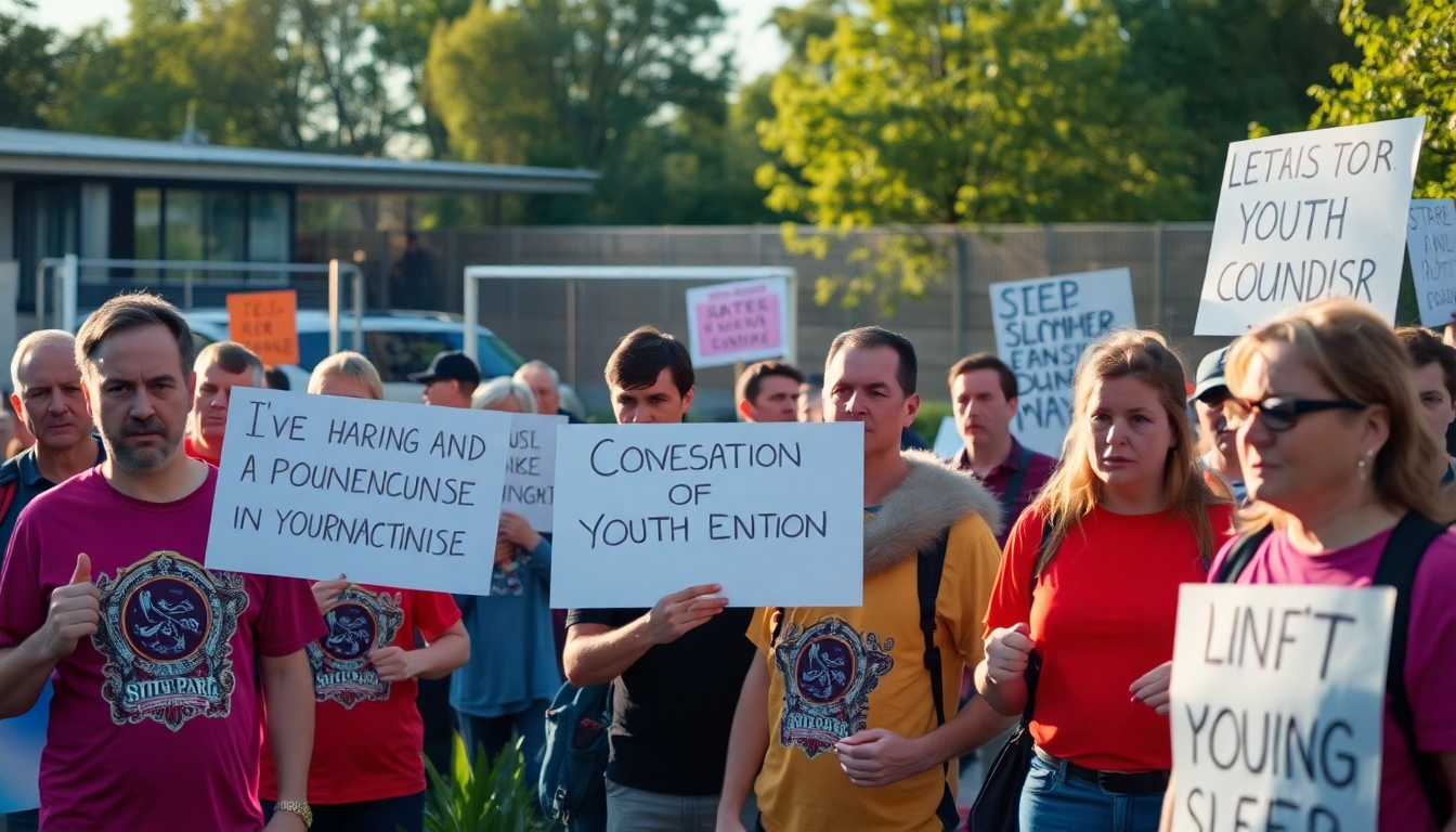 Protesten in Amsterdam: onrust rond sportpark Spieringhorn