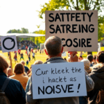 Protesten om veiligheid en geluidsoverlast bij sportpark Spieringhorn