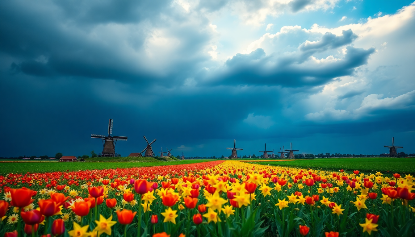 Variabel weer in Nederland met een maximum van 27 graden