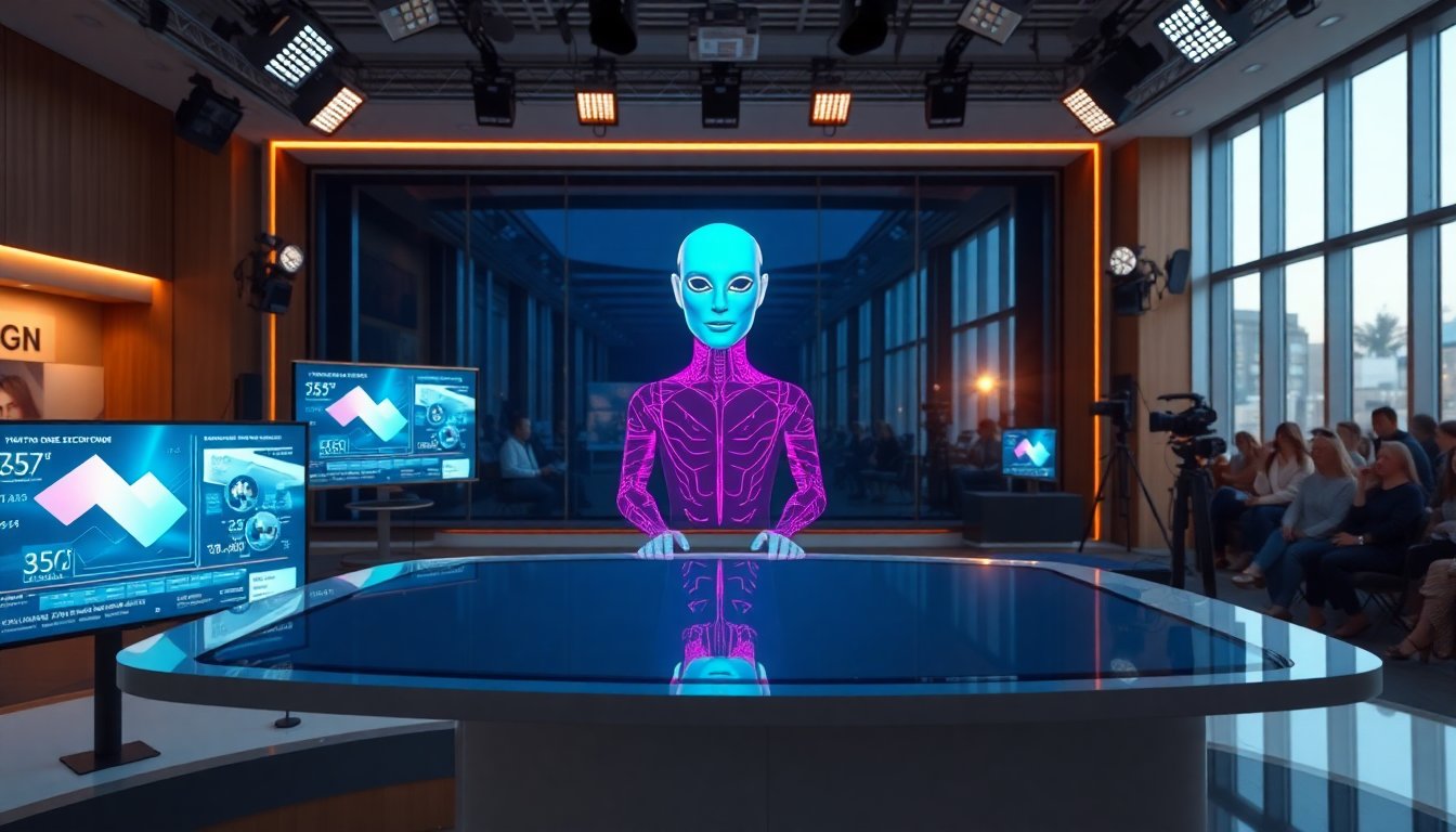 Channel 4 in het VK lanceert baanbrekende AI-presentator
