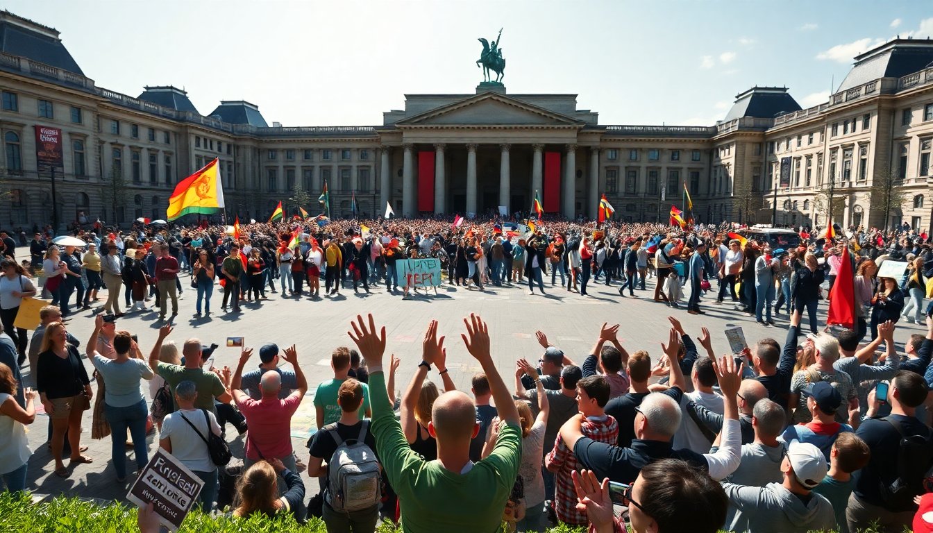 Duizenden betogen op Museumplein: eis nu verandering!