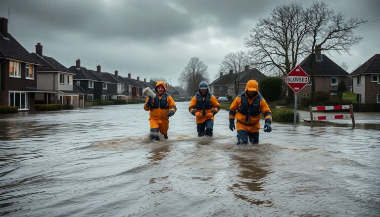 Ernstige overstromingen in Nederland veroorzaken chaos