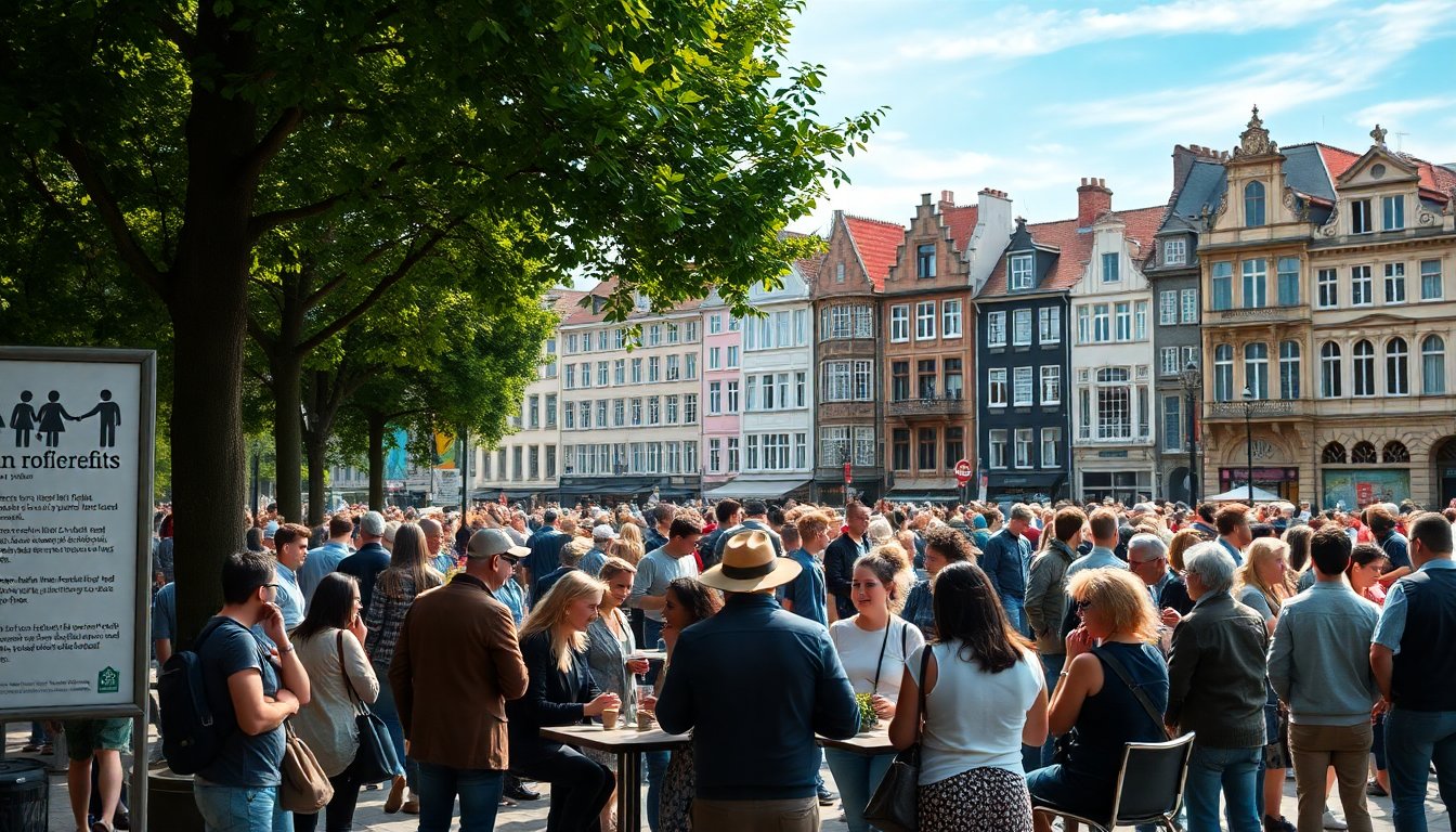 Huidige sociale dynamiek in België: Relaties, Protesten en Juridische Zaken