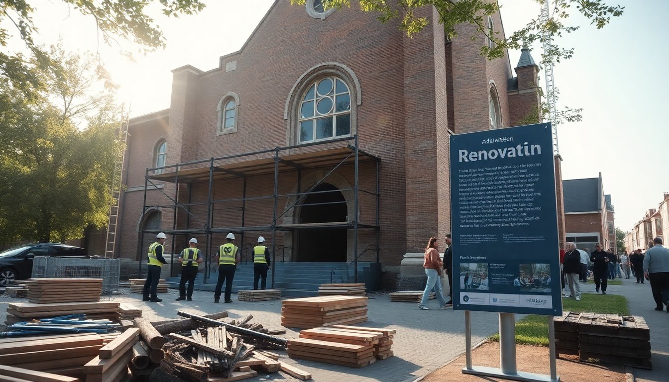 Kerkenfusie en renovatie in de wijk Voorhof: een nieuwe toekomst