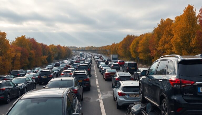 Langdurige files in Nederland door herfstweer: Oorzaken en gevolgen