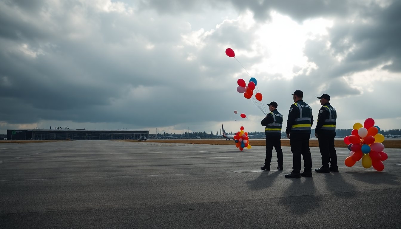 Luchthaven Litouwen staakt operaties na ballonsmokkelincident