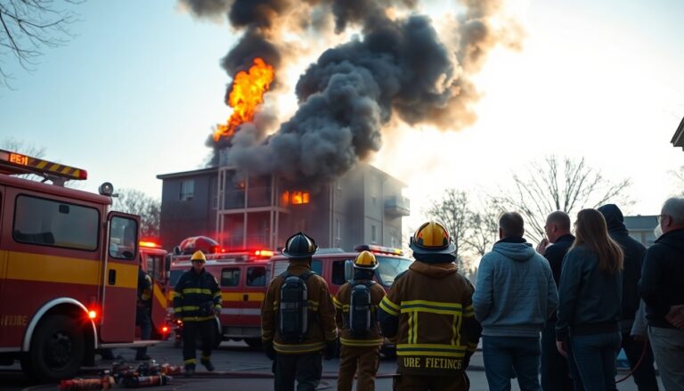 Onderzoek gestart na brand die bewoners verdrijft en brandweermensen verwondt