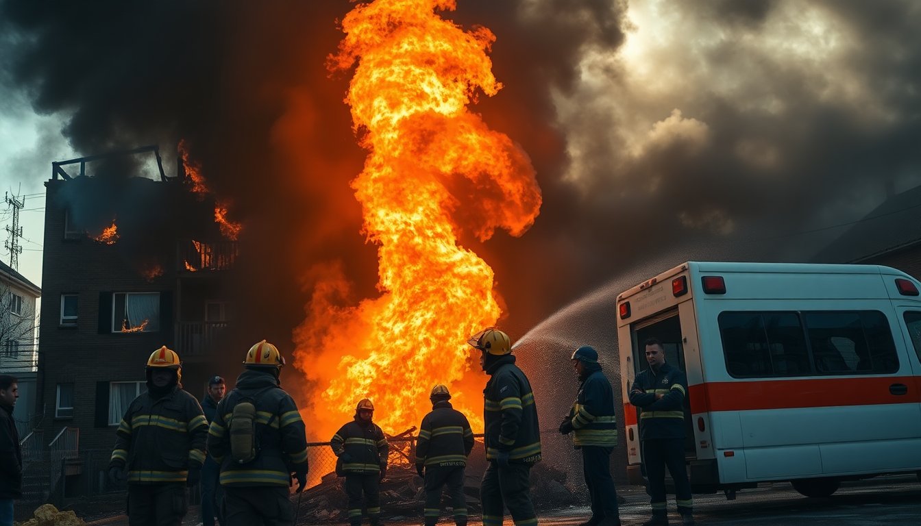 Onderzoek gestart na brand in woongebouw