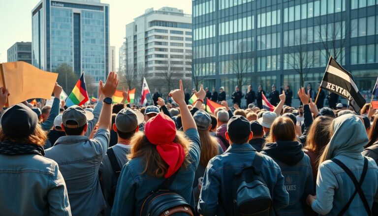 Onwaarschijnlijke bondgenoten: radicalen en complottheoretici verenigen zich tegen asielcentra