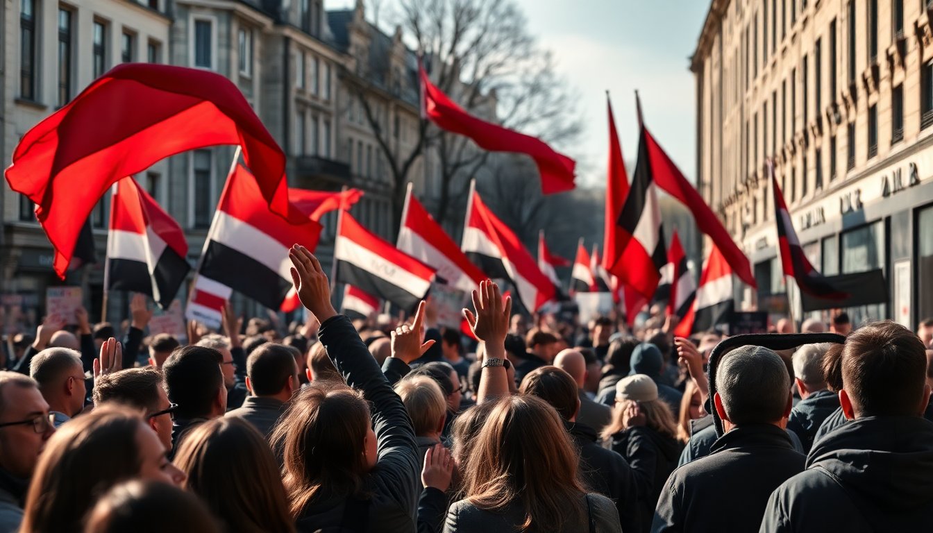 Openbare demonstratie benadrukt de aanhoudende crisis bij de Rode Lijn