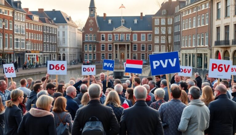 Politieke Strijd in Nederland: D66 en PVV in Gelijke Strijd om Kracht en Invloed