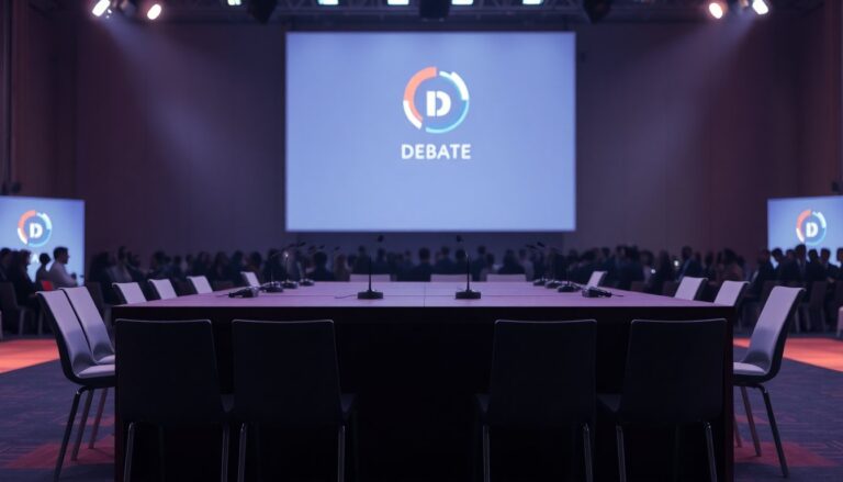 Televisiedebat biedt rust te midden van nationale onrust
