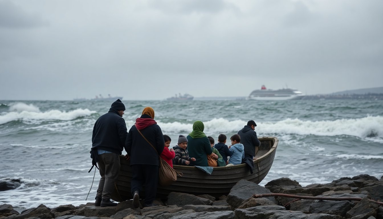 Toename van migrantendoorgangen vanuit Calais onder schrijnende omstandigheden