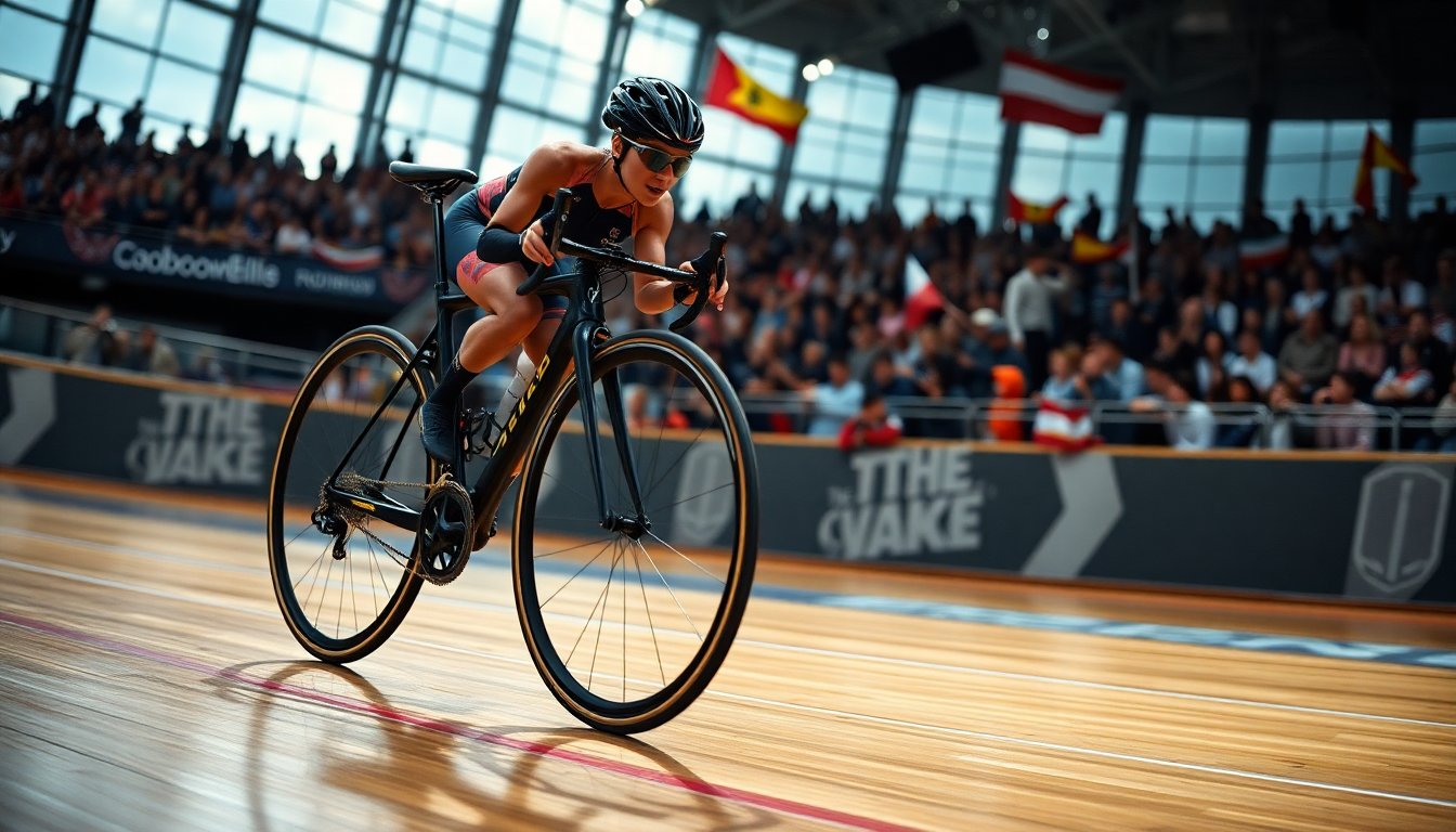 Van de Wouw breekt wereldrecord op kilometer tijdrit tijdens het WK