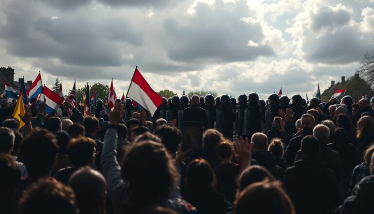 Verhoogde Spanningen in Amsterdam tijdens Immigratieprotesten en Tegenbetogingen