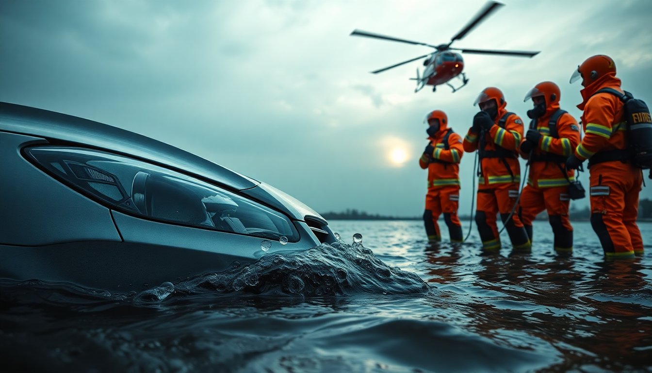 Auto-incident in Julianasluis Gouda: slachtoffer naar ziekenhuis opgenomen