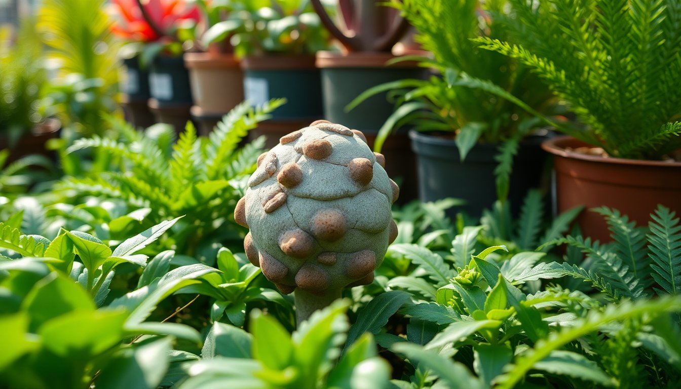Bijzondere aardster gevonden in tuincentrum Groenrijk