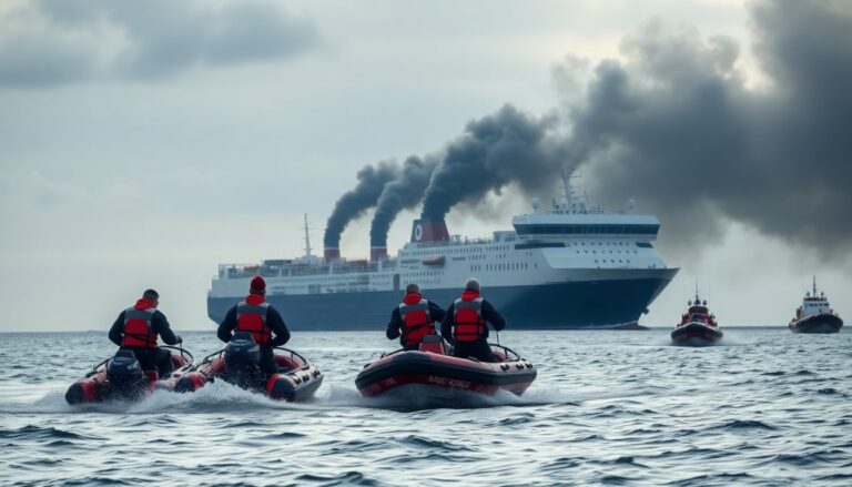 Brand op de MS Thames Highway: Reddingsoperatie en Incidentanalyse